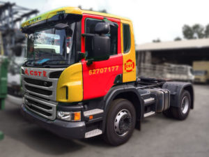 CST Scania 440-2 3rd Party Logistics Warehousing Supply Chain distribution transportation container haulage 